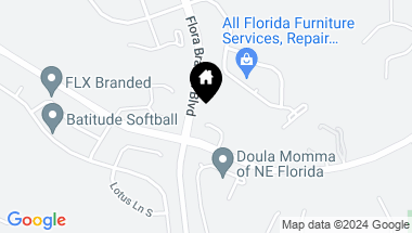Map of 124 LUPINE Drive, ST JOHNS FL, 32259
