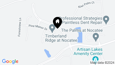 Map of 10 PINE MANOR Drive, Jacksonville FL, 32081