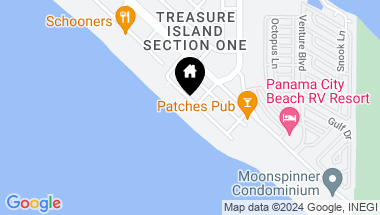 Map of 4823 Spyglass Drive, Panama City Beach FL, 32408
