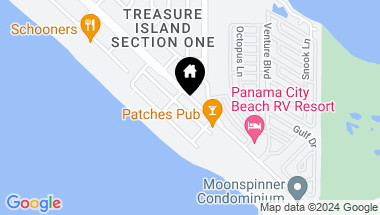 Map of 4809 E Thomas Drive, Panama City Beach FL, 32408