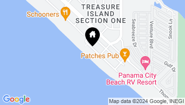 Map of 4909 Spyglass Drive, Panama City Beach FL, 32408