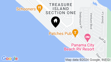 Map of 4923 Spyglass Drive, Panama City Beach FL, 32408