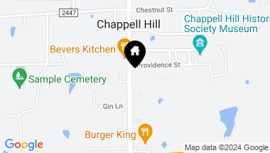 Map of 5241 Main St, Chappell Hill TX, 77426