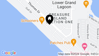 Map of 5012 Gulf Drive, 1-4, Panama City Beach FL, 32408