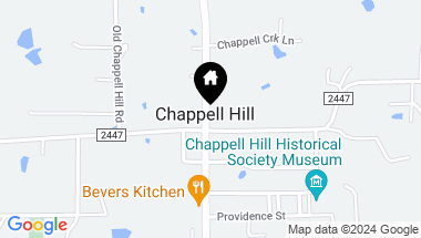 Map of 4955 Main Street, Chappell Hill TX, 77426