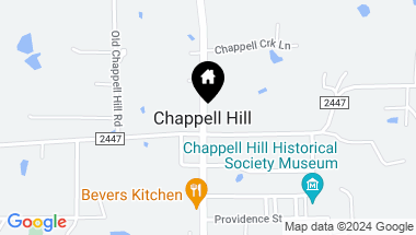 Map of 4941 Main Street, Chappell Hill TX, 77426