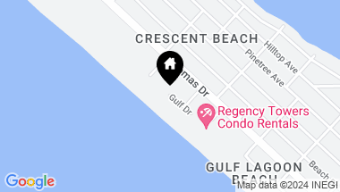 Map of 5967 Gulf Drive, Panama City Beach FL, 32408