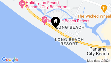Map of 10719 Front Beach 205, Panama City Beach FL, 32407