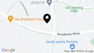 Map of 79 S Longsford Circle, The Woodlands TX, 77382