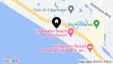 Map of 11619 Front Beach Road 1206, Panama City Beach FL, 32407