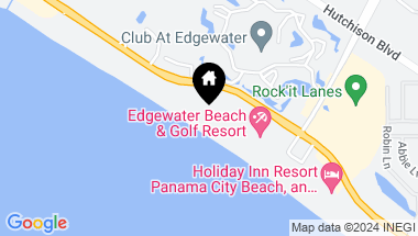 Map of 11619 Front Beach Road, 1206, Panama City Beach FL, 32407