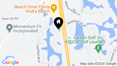 Map of 502 TOURNAMENT Road, Ponte Vedra Beach FL, 32082