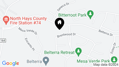 Map of 410 Brentwood DR, Austin TX, 78737