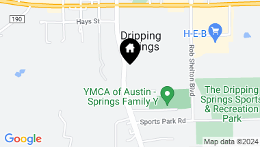 Map of 27320 Ranch Road 12, Dripping Springs TX, 78620