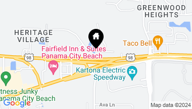 Map of 7486 Shadow Lake Drive, Panama City Beach FL, 32407