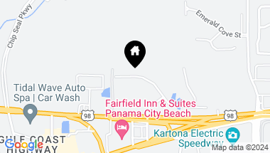 Map of 7666 Shadow Lake Drive, Panama City Beach FL, 32407