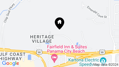 Map of 7665 Shadow Lake Drive, Panama City Beach FL, 32407
