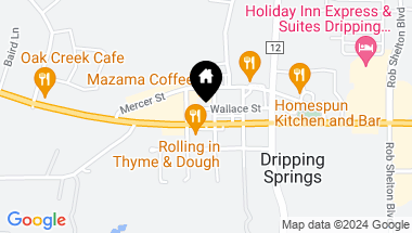 Map of 101 S College ST, Dripping Springs TX, 78620