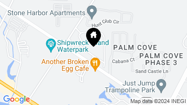 Map of 313 Moonraker Circle, Panama City Beach FL, 32407