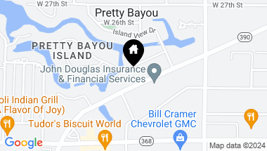 Map of 2302 St Andrews Boulevard, Panama City FL, 32405