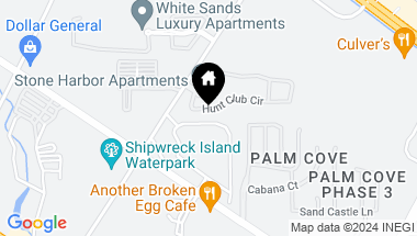 Map of 114 Moonraker Circle, Panama City Beach FL, 32407