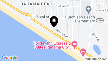 Map of 13214 Front Beach Road, Panama City Beach FL, 32407