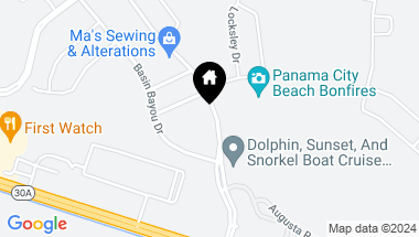 Map of 309 Breakfast Point Boulevard, Panama City Beach FL, 32407