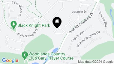 Map of 87 S Knights Crossing Drive, The Woodlands TX, 77382