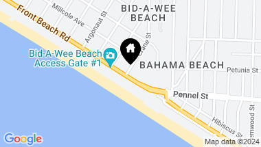 Map of 13664 Front Beach Road, Panama City Beach FL, 32413