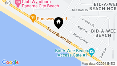 Map of 14310 Front Beach Road, Panama City Beach FL, 32413