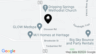 Map of 107 Glosson RD, Dripping Springs TX, 78620