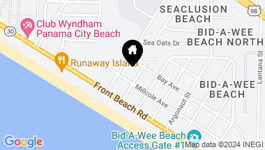 Map of 508 Anemone Street, Panama City Beach FL, 32413