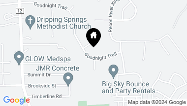 Map of 583 Goodnight TRL, Dripping Springs TX, 78620