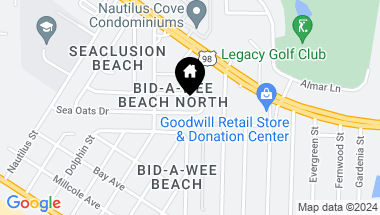 Map of 114 Bid A Wee Lane, Panama City Beach FL, 32413