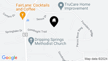 Map of 311 Goodnight TRL, Dripping Springs TX, 78620