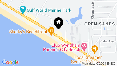 Map of 15100 Front Beach Road 1602/1604, Panama City Beach FL, 32413