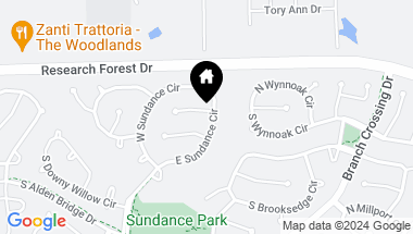 Map of 3 Doeskin Place, The Woodlands TX, 77382