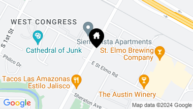 Map of 4361 S Congress Ave # 106, Austin TX, 78745
