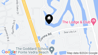 Map of 555 LE MASTER DR, PONTE VEDRA BEACH FL, 32082