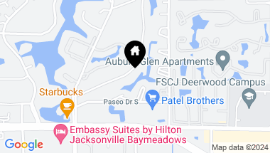 Map of 7989 ECHO SPRINGS Road, Jacksonville FL, 32256