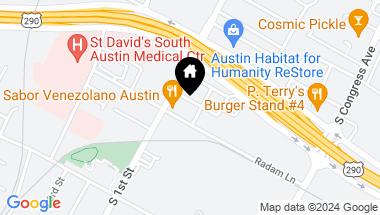 Map of 505 Normandy ST, Austin TX, 78745