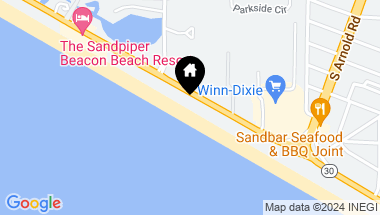 Map of 17281 Front Beach Road 1502, Panama City Beach FL, 32413