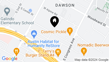 Map of 3705 Wilson ST # 1, Austin TX, 78704