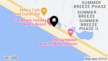 Map of 17495 Front Beach Road, Panama City Beach FL, 32413