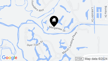 Map of 8300 MERGANSER Drive, Ponte Vedra Beach FL, 32082