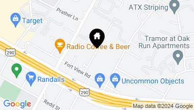 Map of 4021 Valley View RD # B, Austin TX, 78704