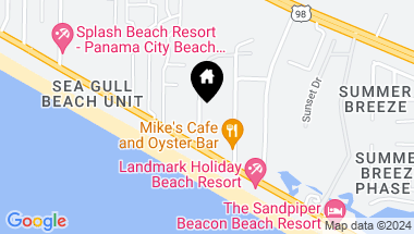Map of 257 Shalimar Street, Panama City Beach FL, 32413