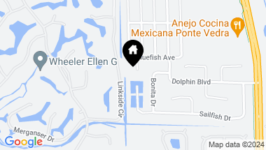Map of 8 BLUEFISH Place, Ponte Vedra Beach FL, 32082