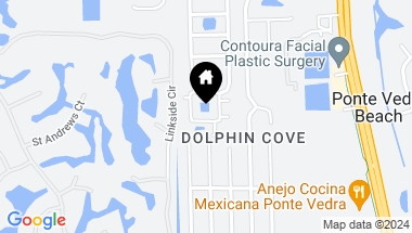 Map of 14 PONTE VEDRA Court, A, Ponte Vedra Beach FL, 32082