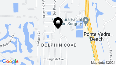Map of 83 DOLPHIN Boulevard, PONTE VEDRA BEACH FL, 32082